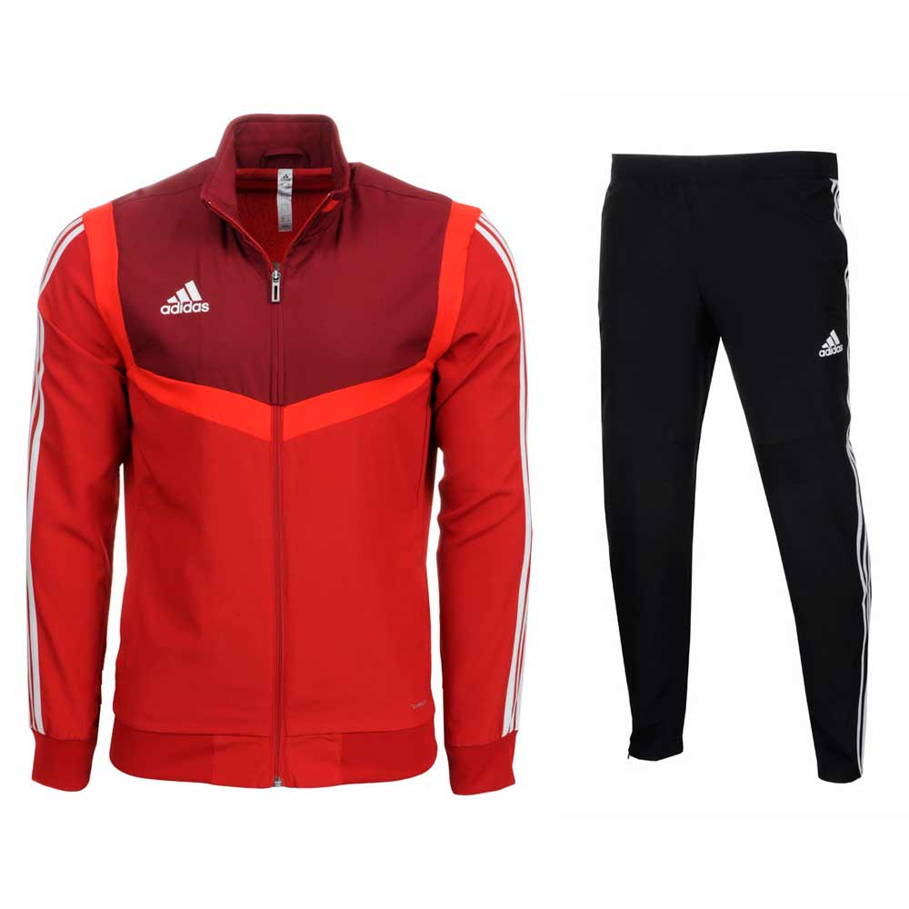 Trening pt Barbati Adidas 128 Rosu-negru photo 1 Trening pt Barbati Adidas 128 Rosu-negru photo 1