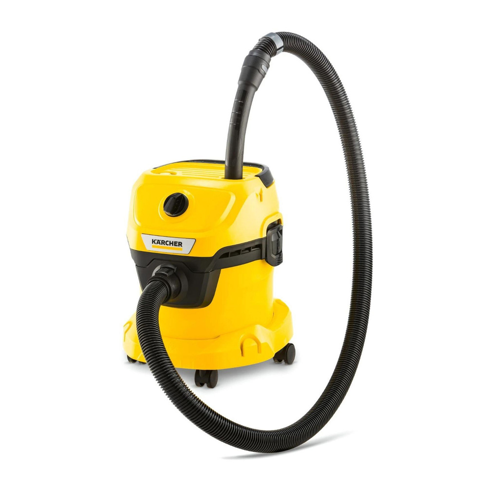 Aspirator cu sac si container Karcher WD3V154 / 1000W / Galben cu negru photo 3