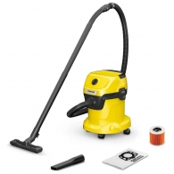 Aspirator cu sac si container Karcher WD 3 V-15/4/20, 1000 W, Galben cu negru thumbnav 10