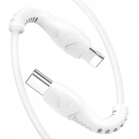 Cable  USB-C to Lightning HOCO “X55 Trendy”,  1m,  White, PD20W Fast Charge, up to 3A, Charging Data Cable, Outer material: PVC 