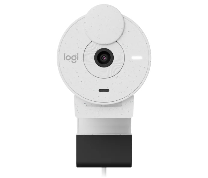 Веб-камера Logitech Brio 300 / 1080p / auto light correction / noise-reducing mic / USB-C / White photo 4
