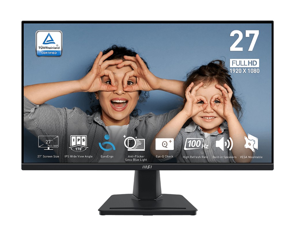 27.0” Монитор MSI PRO MP275/ 1ms/ 100Hz/ Black photo 1
