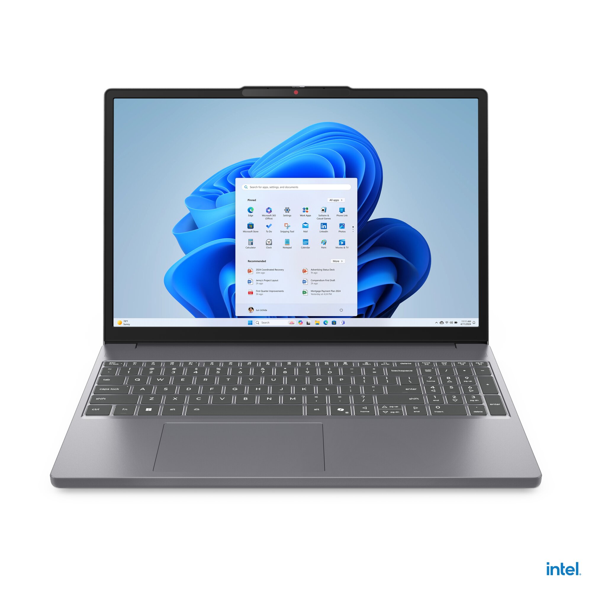 Laptop 15.3” Lenovo IdeaPad Slim 3 15IRH10/ WUXGA/ Intel Core i5-13420H/ 16GB/ 512GB SSD/ Luna Grey photo 1
