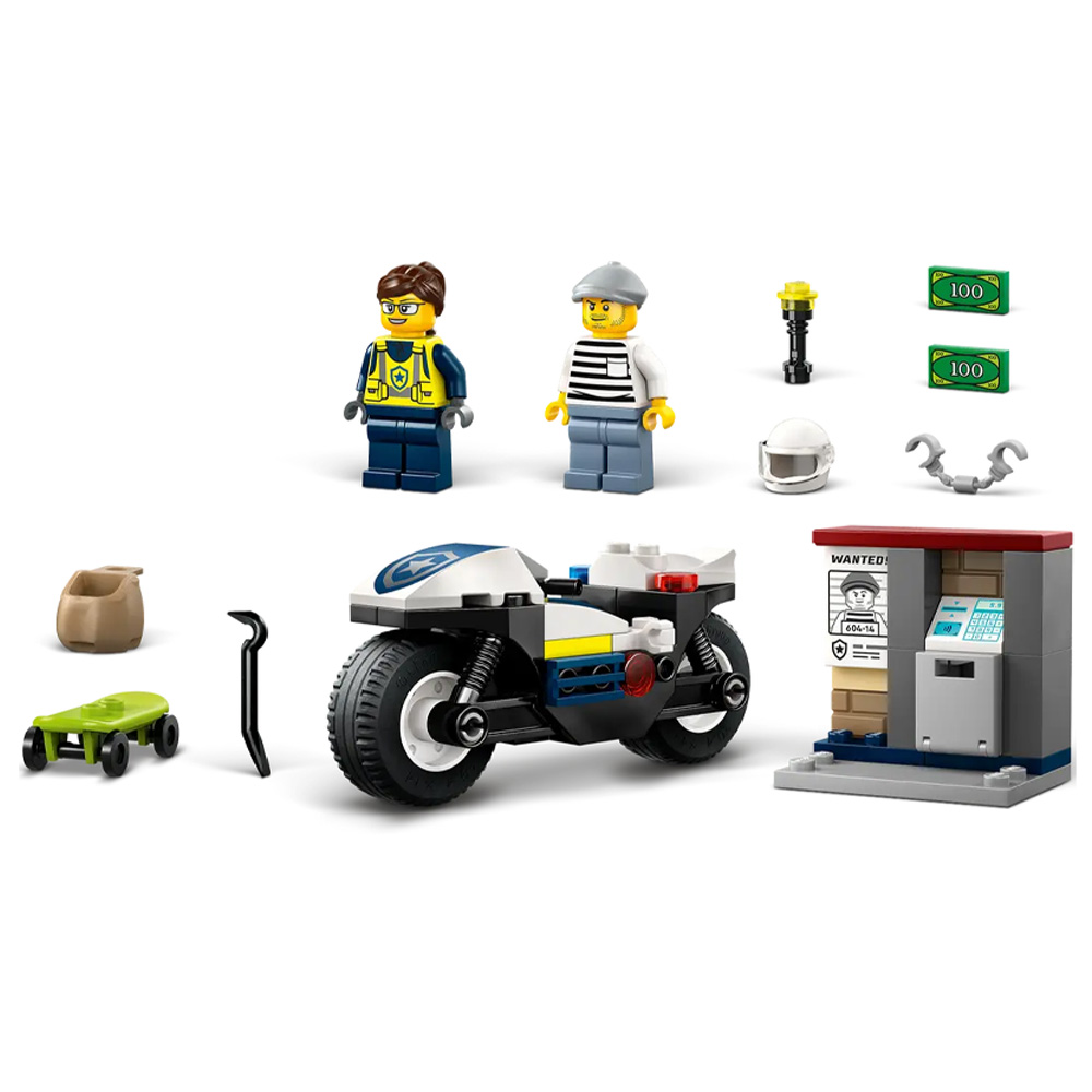 Конструктор Lego City Police Motorcycle Chase 60455  от 4+ лет photo 4