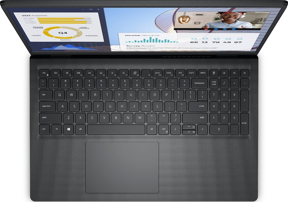 Ноутбук Dell Ультрабук Vostro Vostro 15 3000 (3535)
 15.6” / 16 ГБ / 512 ГБ / Ryzen 7 / Radeon Graphics / Угольно чёрный photo 2