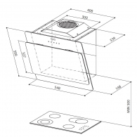 Вытяжка плоская Faber Cocktail XS BK F55 thumbnav 2