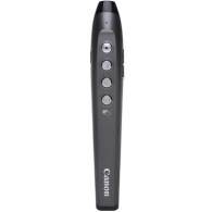 Presenter Wireless Canon PR1000R, Red laser pointer, Intuitive slideshow controls, Up to 15-meter range, Volume control, Black shaped body, Portable pen-size, Compatible with Mac OS X and Windows 