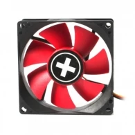 120mm Case Fan - XILENCE XPF120.R Fan, 120x120x25mm, 1300rpm, <21dBa, 44.7CFM, hydro bearing, Big 4Pin and 3Pin Molex, Black/Red 