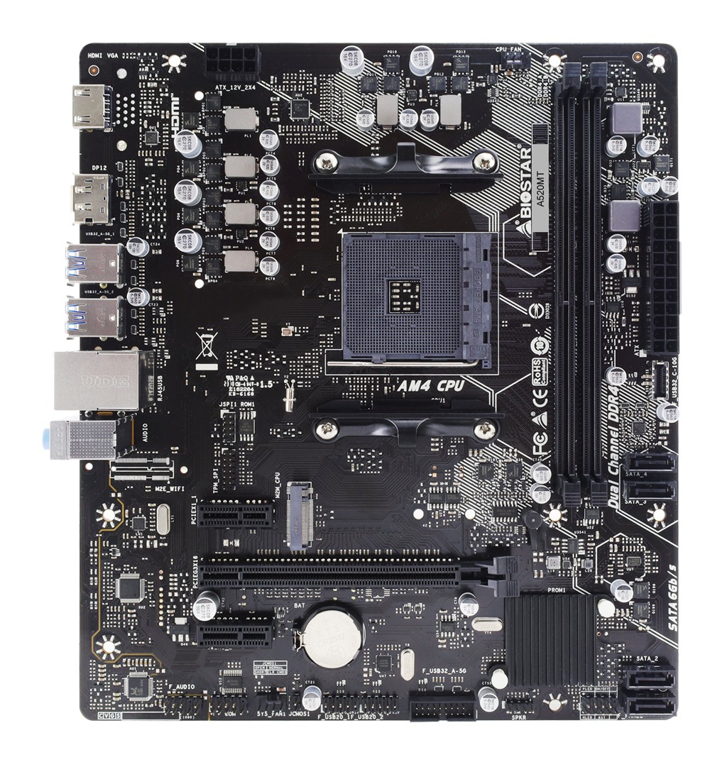 Placa de baza BIOSTAR A520MT / AM4 / A520 / DDR4 / mATX photo 2