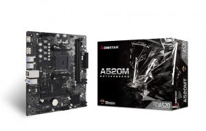 Placa de baza BIOSTAR A520MT / AM4 / A520 / DDR4 / mATX thumbnav 1