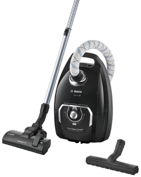 Пылесос с мешком Bosch tehno-trend697455 / 890Вт / Черный photo 1 Пылесос с мешком Bosch tehno-trend697455 / 890Вт / Черный photo 1