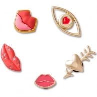 Jibbitz Crocs Valentines Lips 5 Pack 