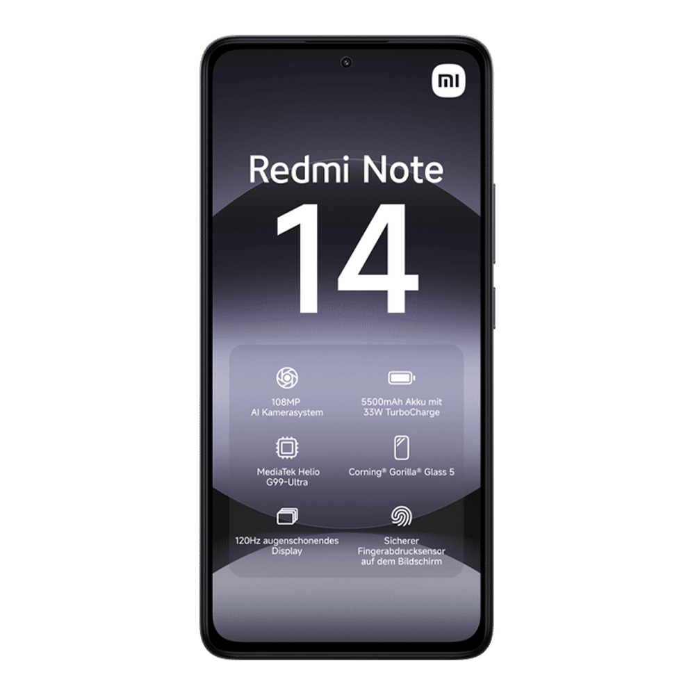Смартфон Xiaomi Redmi Note 14 / 6.67'' / 8 ГБ / 256 ГБ / Midnight Black photo 7