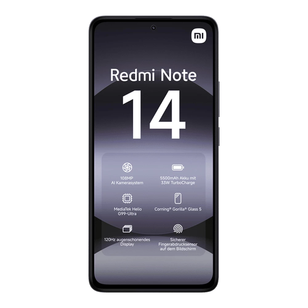 Смартфон Xiaomi Redmi Note 14 / 6.67'' / 8 ГБ / 256 ГБ / Midnight Black photo 7