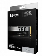 M.2 NVMe SSD 1.0TB Lexar NM790, Interface: PCIe4.0 x4 / NVMe2.0, M2 Type 2280 form factor, Sequential Reads/Writes 7400 MB/s/ 6500 MB/s, Random Read/Write 1000K IOPS/ 900K IOPS, LDPC, HMB 3.0 and SLC Cache technology, TBW: 1000TBW, MTBF: 1.5mln hours, Mic thumbnav 3