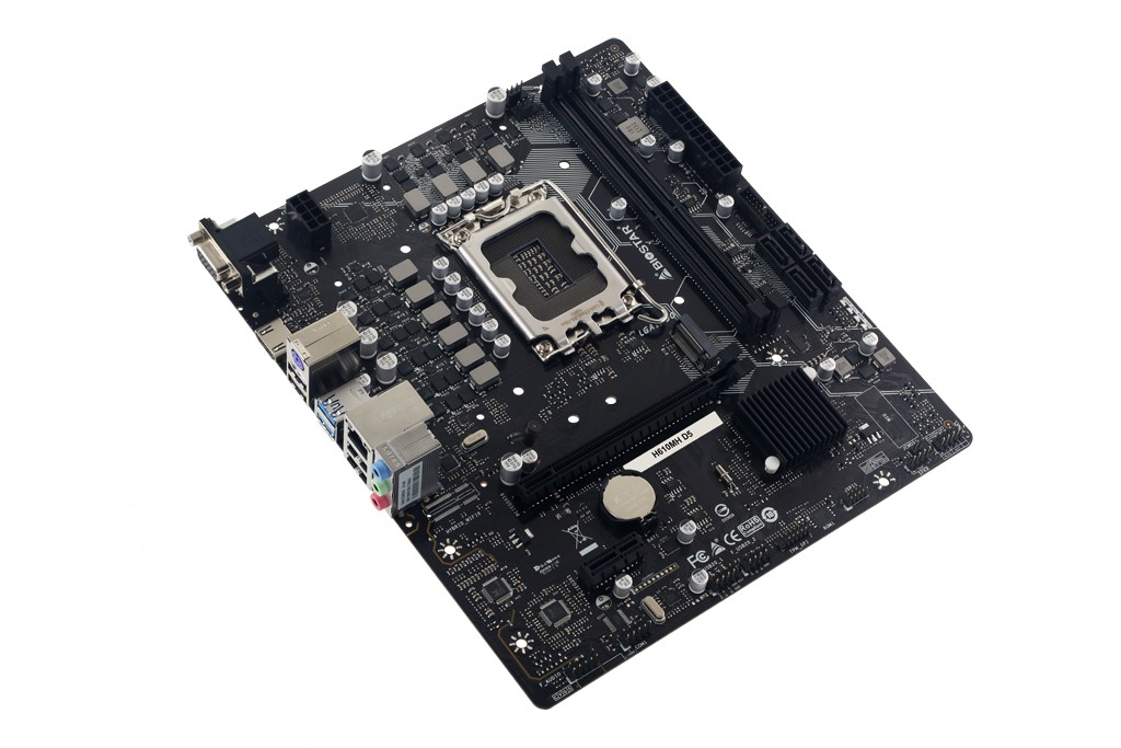 Материнская плата BIOSTAR H610MH D5 / Socket 1700 / Intel H610 / DDR5 / mATX photo 3