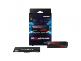 M.2 NVMe SSD Samsung SSD 990 PRO w/Heatsink / 2.0TB  / PCIe4.0 x4 / NVMe2.0 thumbnav 3