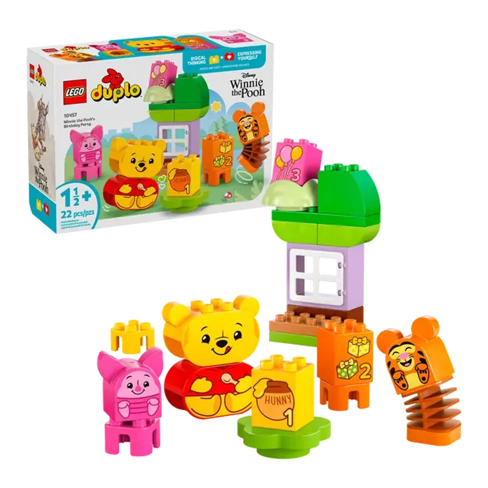 Constructor Lego Disney Winnie the Pooh s Birthday Party 10457 de la 1.5 si mai mult ani photo 3
