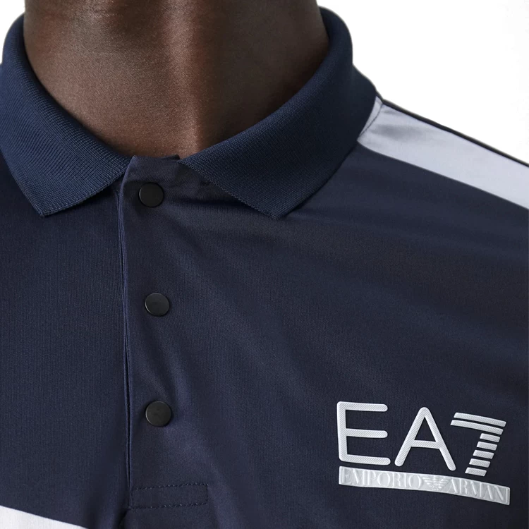  Polo pt bărbați EA7 EMPORIO ARMANI POLO SHIRT 3XL Albastru  photo 5