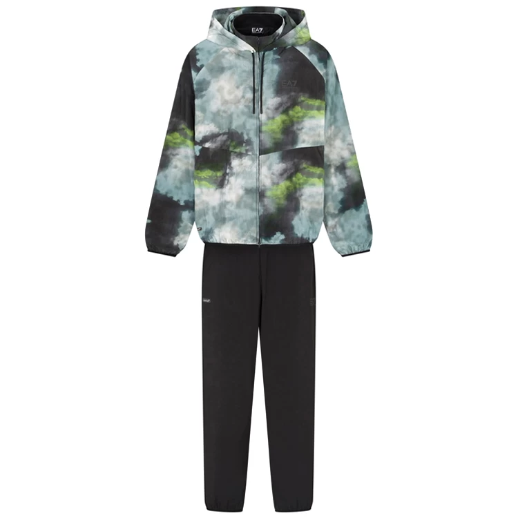 Trening pt Barbati EA7 EMPORIO ARMANI VENTUS7 M T-SUIT HOODIE FZ CH S Multicolor photo 5