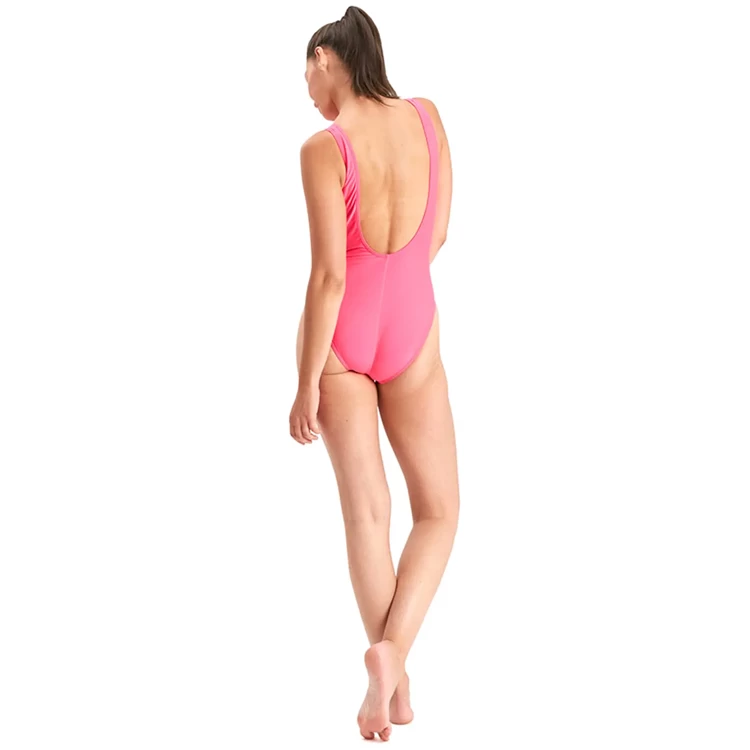 Costum p/u inot Speedo LOGO DEEP U-BK HI LEG / Femei / 36 / Roz photo 4