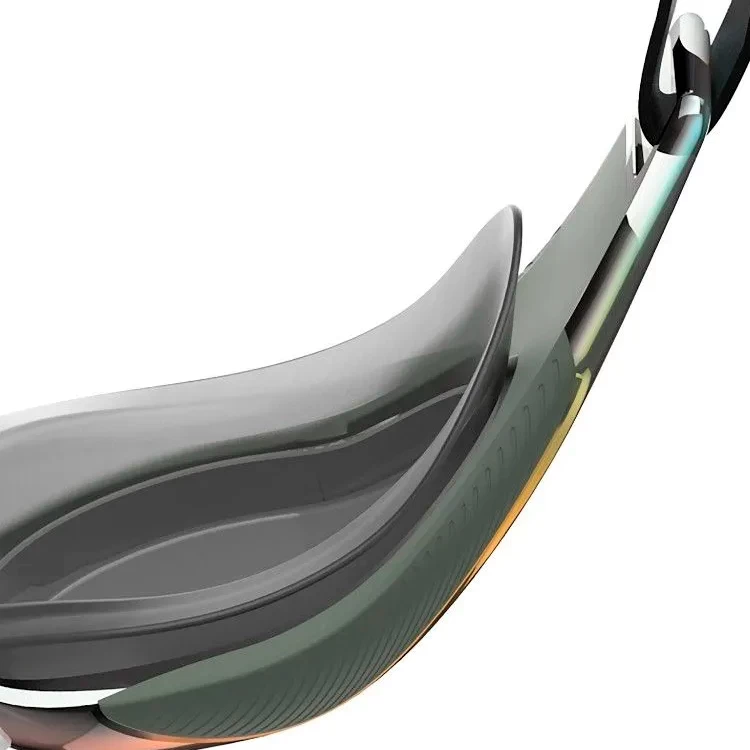 Очки Speedo FASTSKIN HYPER ELITE MIRROR AU Черный/Зеленый photo 4
