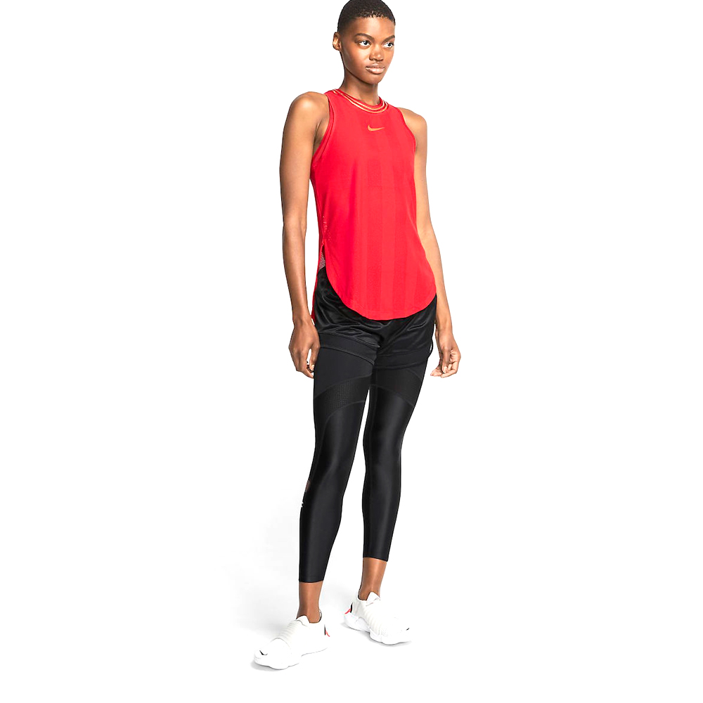 Maiou Nike W NK TANK GLAM / Femei / XS / Rosu photo 3