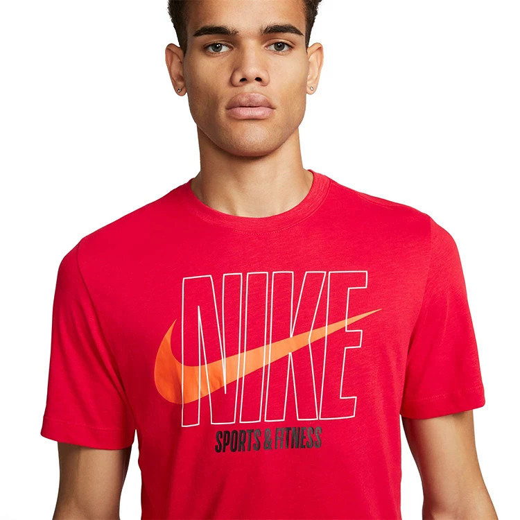 Tricou bărbătesc Nike M NK DF TEE SLUB HBR M Rosu photo 4