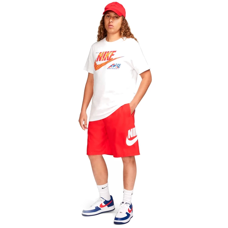 Sorti de bărbați Nike M CLUB SHORT WVN M Rosu photo 4