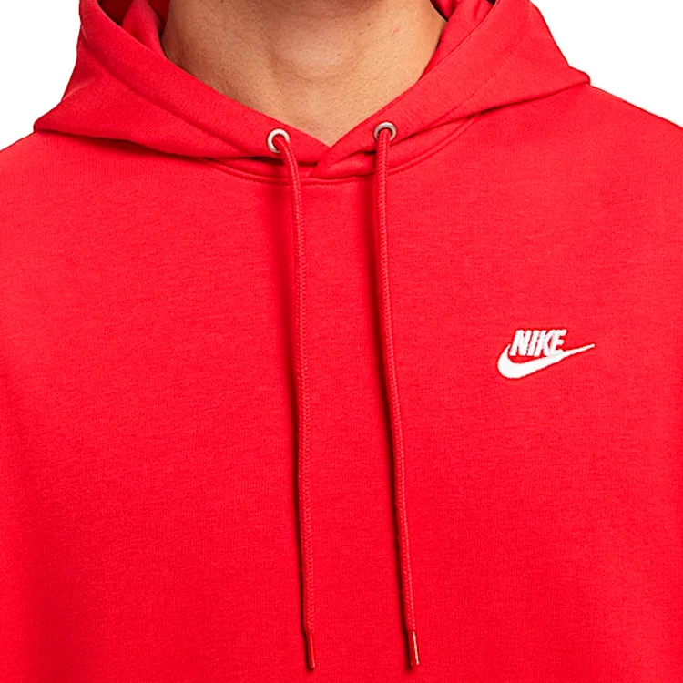 Мужская Толстовка Nike M NK CLUB FT PO HOODIE XS Красный photo 5