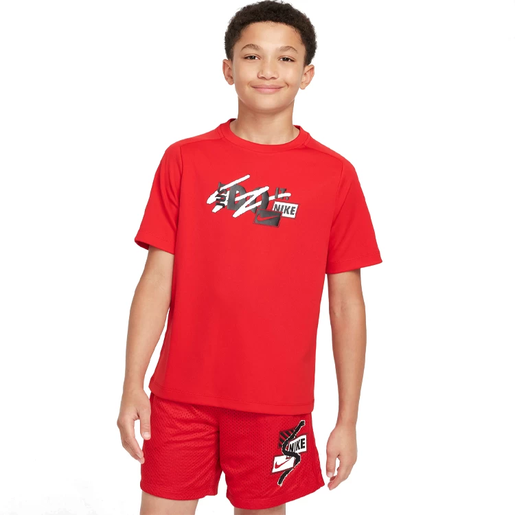Tricou Nike B NK DF MULTI SS TOP SSNL GX / Barbati / S / Rosu photo 5