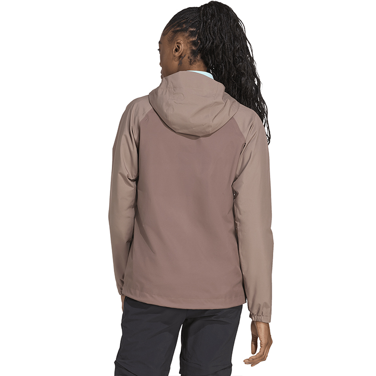 Scurta Adidas W MT 2L RAIN JK XS Maro Femei photo 3