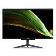 All-in-One PC - 23.8" ACER Aspire C24-1600 FHD IPS, Intel® Pentium Silver N6005, 1x8GB DDR4 RAM (1slot free), 256Gb M.2 PCIe SSD, Intel® UHD Graphics, FHD Cam w/Shutter, WiFi6 AX201+BT 5.2, CR, 2хUSB 3.2 G2, HDMI, LAN, 65W PSU, USB KB/MS, Slim Design 7mm, 