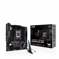 ASUS TUF GAMING B560M-PLUS WIFI, Socket 1200, Intel® B560 (11/10th Gen CPU), Dual 4xDDR4-5000, HDMI, DP, CPU Intel graphics, 2xPCIeX16 4.0, 6xSATA3, 1xPCIeX1, 2xM.2 4.0, ALC 897/SPDIF, 2.5GbE LAN, WiFi6/BT, 2xUSB3.2Gen2, 7xUSB 3.2 (2xTypeC + 5xTypeA), Aur 