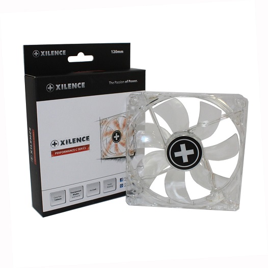120mm Case Fan - XILENCE XPF120.TR Fan, Red LED, 120x120x25mm, 1400rpm, <21dBa, 68CFM, hydro bearing, Big 4Pin and 3Pin Molex, Black/Red photo 1 120mm Case Fan - XILENCE XPF120.TR Fan, Red LED, 120x120x25mm, 1400rpm, <21dBa, 68CFM, hydro bearing, Big 4Pin and 3Pin Molex, Black/Red photo 1