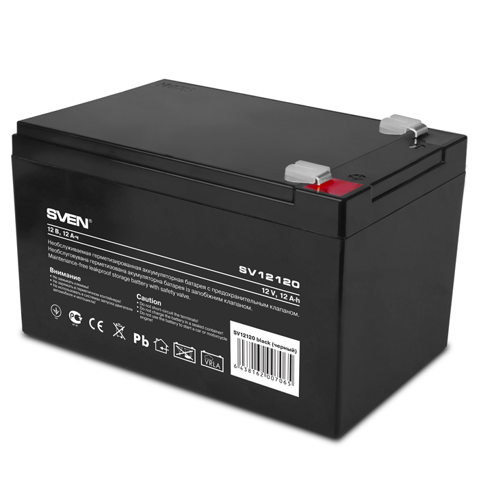 SVEN SV12120, Battery 12V 12AH photo 1 SVEN SV12120, Battery 12V 12AH photo 1