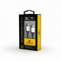 Cable HDMI  CCB-HDMIL-2M, 2m, male-male, Select Plus Series, High speed HDMI cable with Ethernet, Supports 4K UHD resolutions at 60 Hz, Durable nylon braiding and premium style connectors thumbnav 3