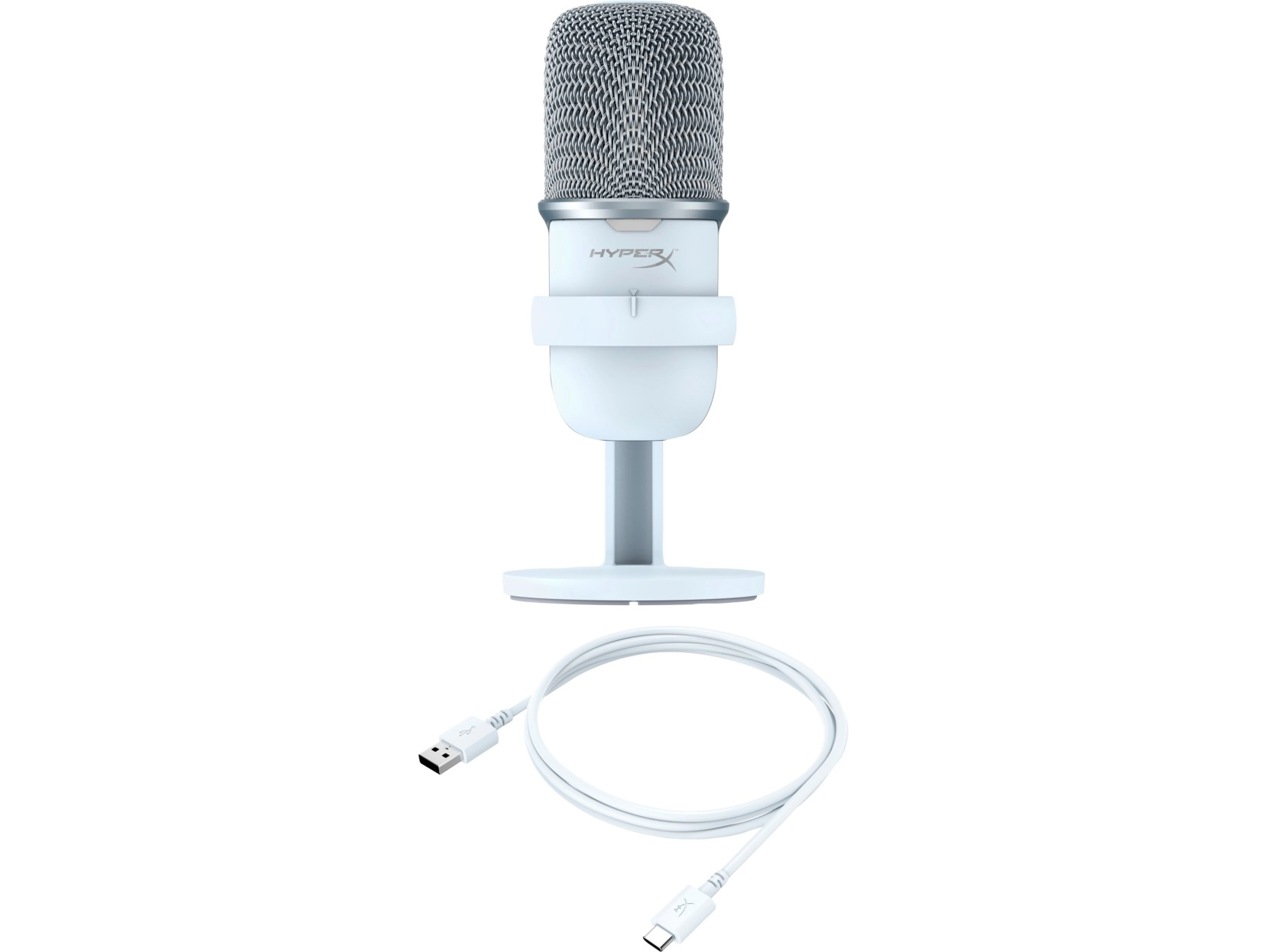 Микрофон для стриминга HyperX SoloCast, White, [519T2AA] photo 6