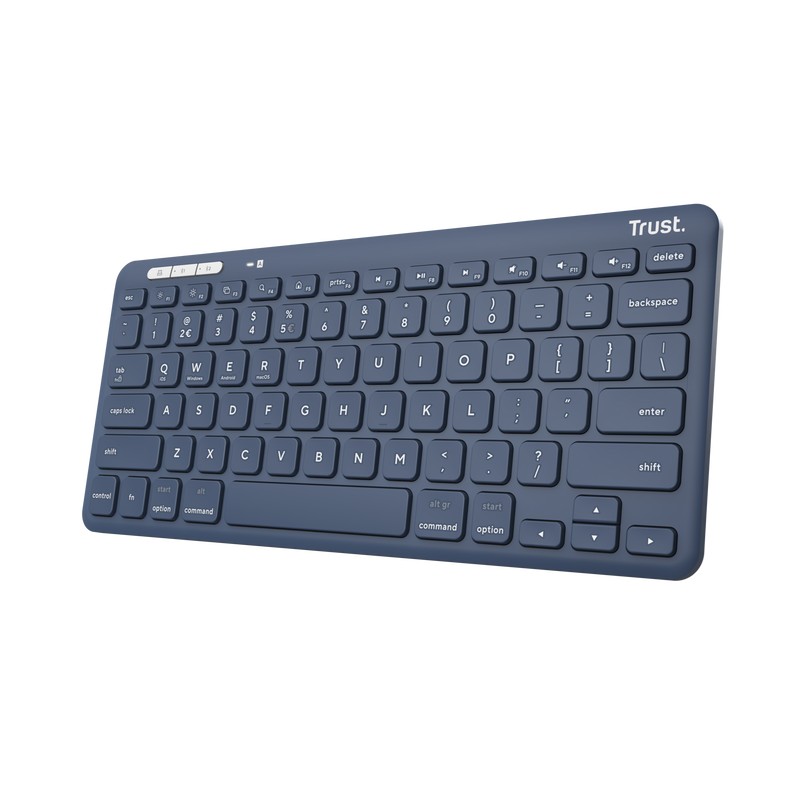 Tastatura Wireless Compacta Trust  Lyra / BT5.0 / Blue photo 2