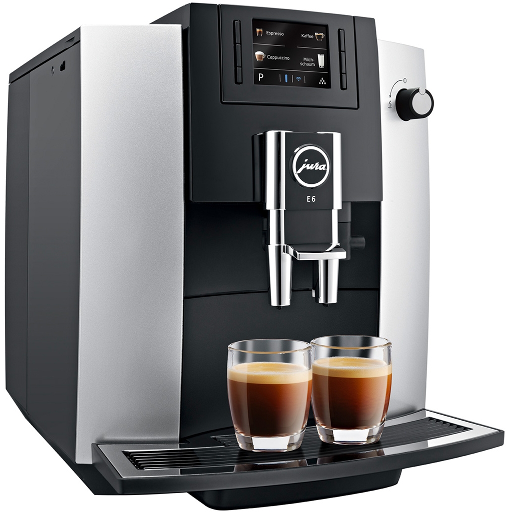 Aparat de cafea JURA E6 Platin,15058 photo Aparat de cafea JURA E6 Platin,15058 photo