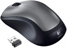 Logitech Wireless Mouse M310 Silver, Laser Mouse for Notebooks, Nano receiver, Dark-Grey / Black, Retail 