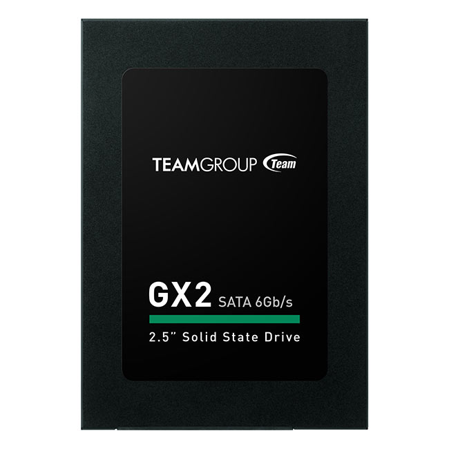 2.5" SSD 256GB TEAM GX2, SATAIII, Sequential Reads: 500 MB/s, Sequential Writes: 400 MB/s, Maximum Random 4k: Read: 80,000 IOPS / Write: 35,000 IOPS, Thickness- 7mm, Controller Silicon Motion SM2258XT, 3D NAND TLC photo 1