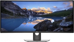 38.0" DELL IPS LED U3818DW Curved Black (5ms, 21:9, 300M:1, 300cd, 3440 x 1440, 178°/178°, 2xHDMI, DisplayPort, USB-C, USB Hub: 4 x USB3.0, Audio Line out, Color Gamut 99% sRGB, Height Adjustment, VESA ) 