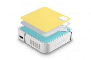 WVGA Projector  VIEWSONIC M1 mini Plus, DLP, 854x480, 500:1, 120 ANSI lm, 30000hrs (Eco), WiFi, USB, Bluetooth, 4GB, Audio Line-out, HDMI, JBL 2W Speaker, White, 0.28kg thumbnav 5