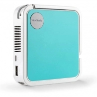 WVGA Projector  VIEWSONIC M1 mini Plus, DLP, 854x480, 500:1, 120 ANSI lm, 30000hrs (Eco), WiFi, USB, Bluetooth, 4GB, Audio Line-out, HDMI, JBL 2W Speaker, White, 0.28kg thumbnav 3