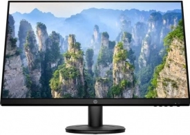 27.0" HP IPS LED V27e Bordless Black (5ms, 1000:1, 300cd, 1920x1080, 178°/178°, VGA, HDMI, Low blue light, VESA) 