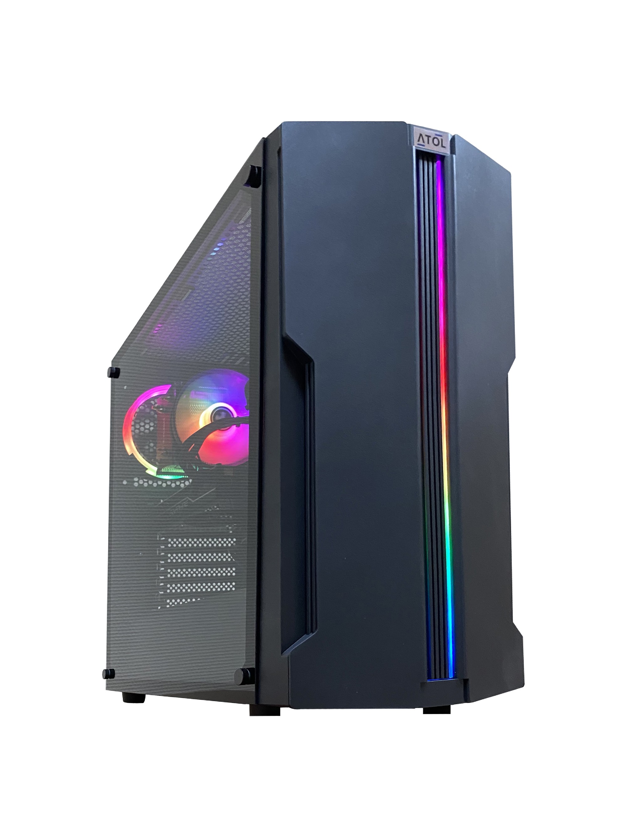 ATOL PC1095MP - Gaming A-RGB#13.1: AMD Six-Core Ryzen 5 3600 6C/12T 3.6-4.2GHz/ Cooler Gammaxx 400K/ MB B450M /RAM 16GB DDR4-3200/ M.2 NVMe SSD 512GB + 3.5" HDD 1.0TB/ VGA GTX1650 D6 4GB GDDR6/ Case Xilence X512RGB ATX, PSU X500R7, OS Linux photo 1