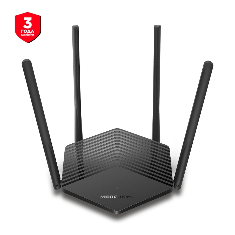 Wi-Fi роутер MERCUSYS MR60X / AX1500 Dual Band / Wi-Fi6 / Gigabit / 1WAN+2LAN / 4 external antennas photo 1 Wi-Fi роутер MERCUSYS MR60X / AX1500 Dual Band / Wi-Fi6 / Gigabit / 1WAN+2LAN / 4 external antennas photo 1