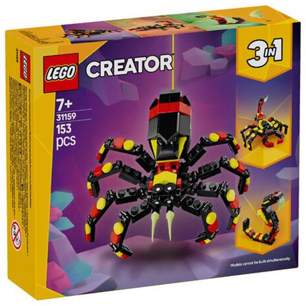 Constructor Lego Creator Wild Animals: Surprising Spider 31159 de la 7+ ani photo 1