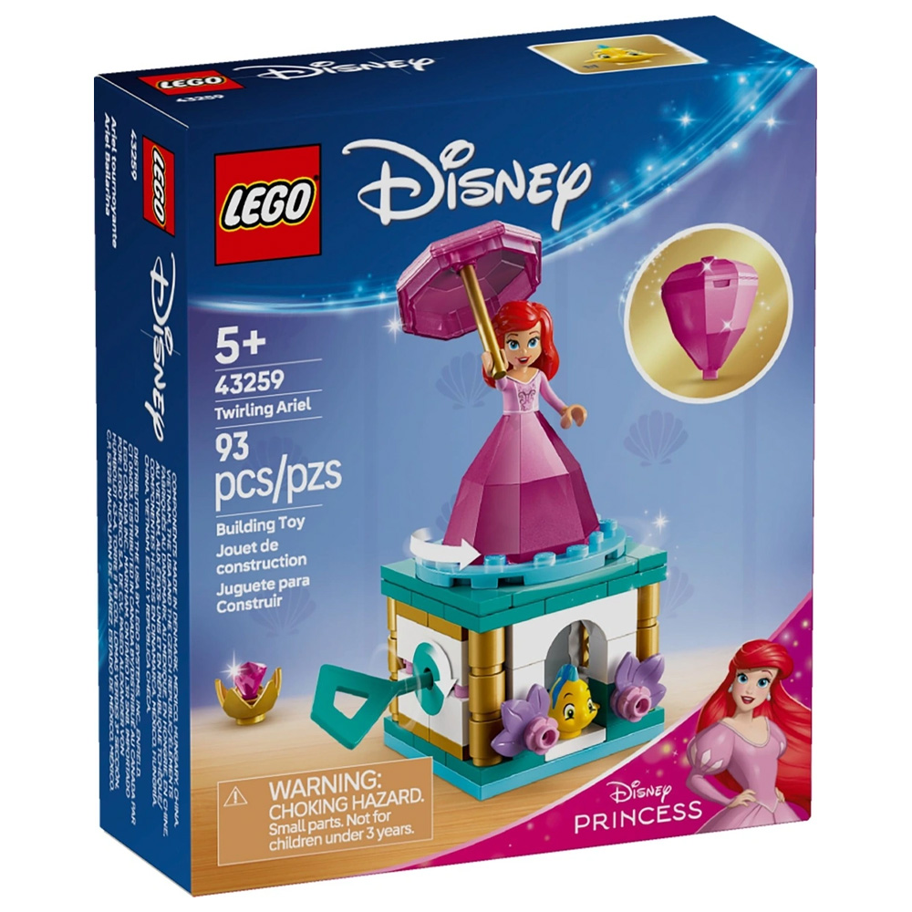 Constructor Lego Disney Twirling Ariel 43259 de la 5+ ani photo 1